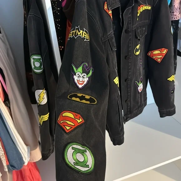 DC black denim jacket